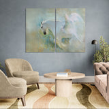 Angelic Horse (2 Panel) Abstract Wall Art