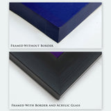 Mountain Digital Illustration (3 Panel) Abstract Wall Art