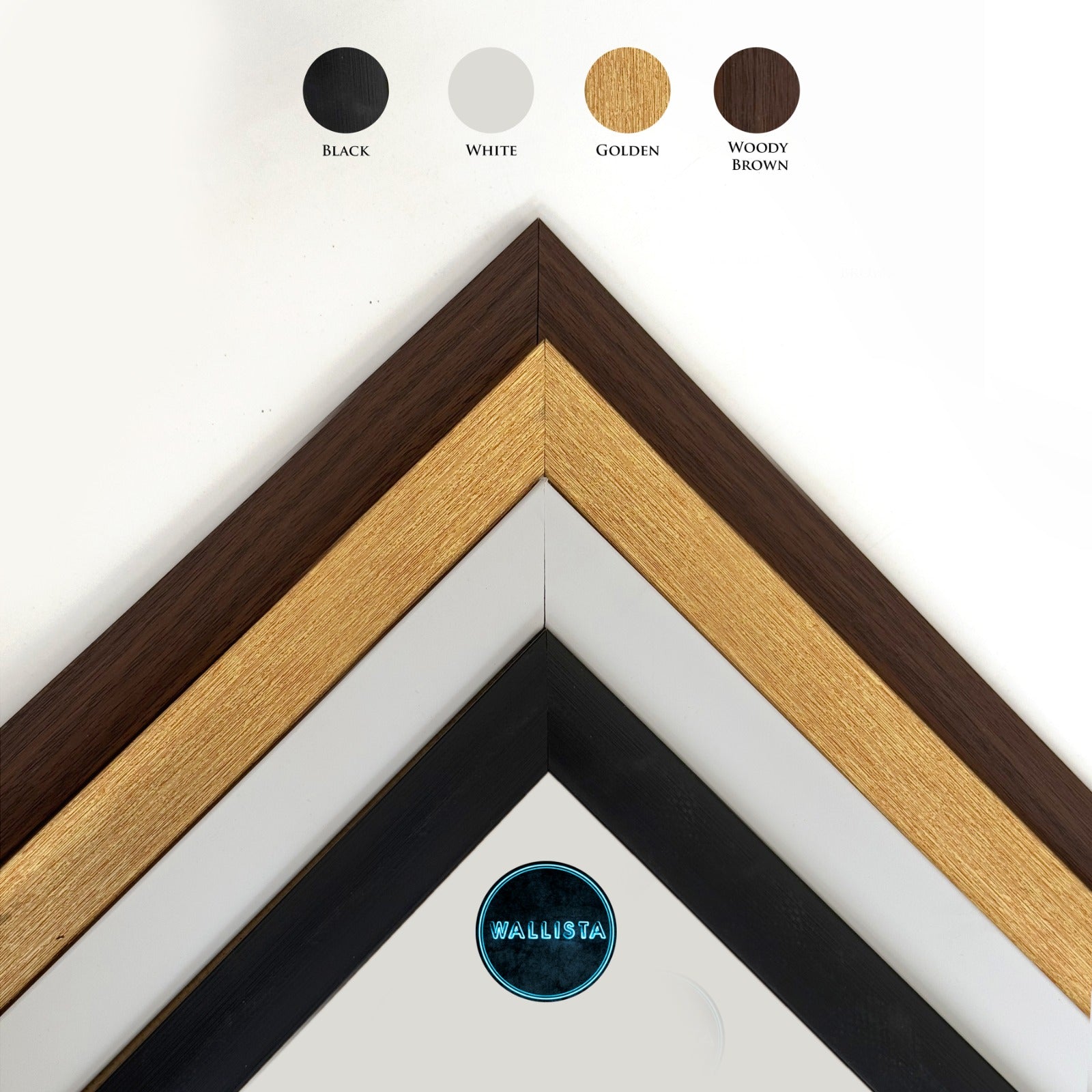 Mountain Digital Illustration (3 Panel) Abstract Wall Art