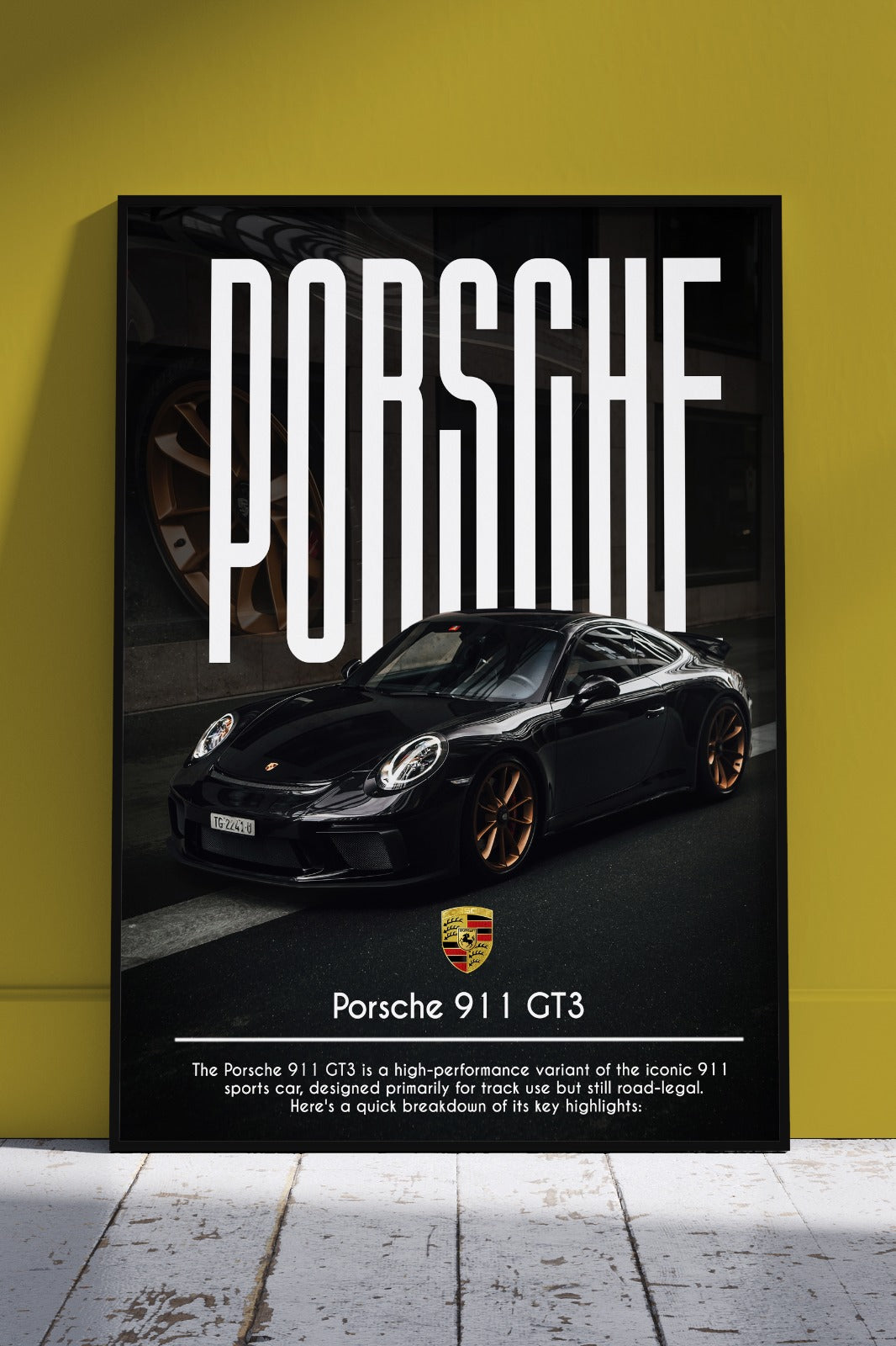Porsche 911 GT3 | Cars Poster Wall Art