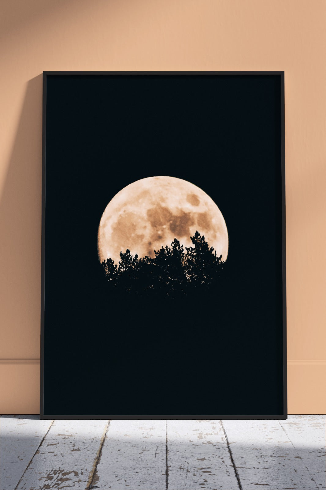 Full Moon Silhouette | Poster Wall Art