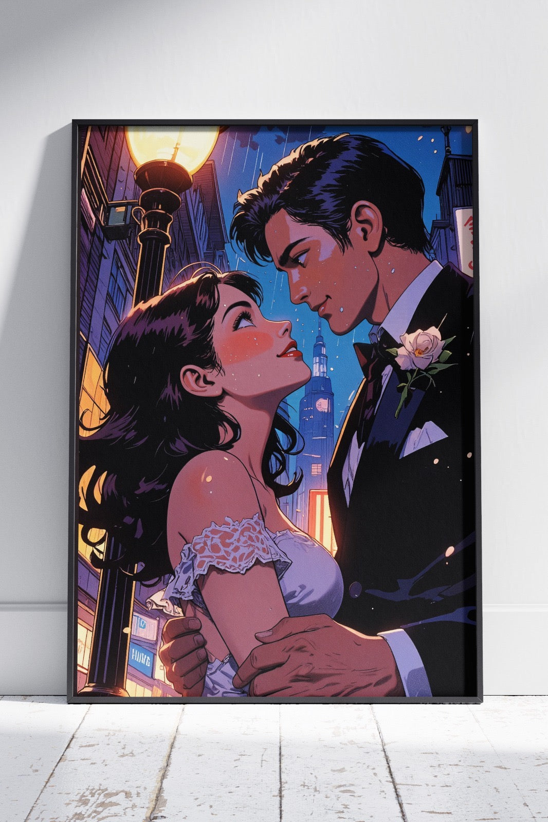 Diana and Bruce Romantic | Anime Poster Wall Art