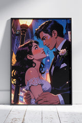 Diana and Bruce Romantic | Anime Poster Wall Art