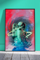 Colorized Astronaut | Poster Wall Art