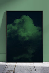 AESTHETIC CLOUDS, Green | Poster Wall Art