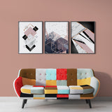 Refined Simplicity Minimalist (3 Panel) Abstract Wall Art