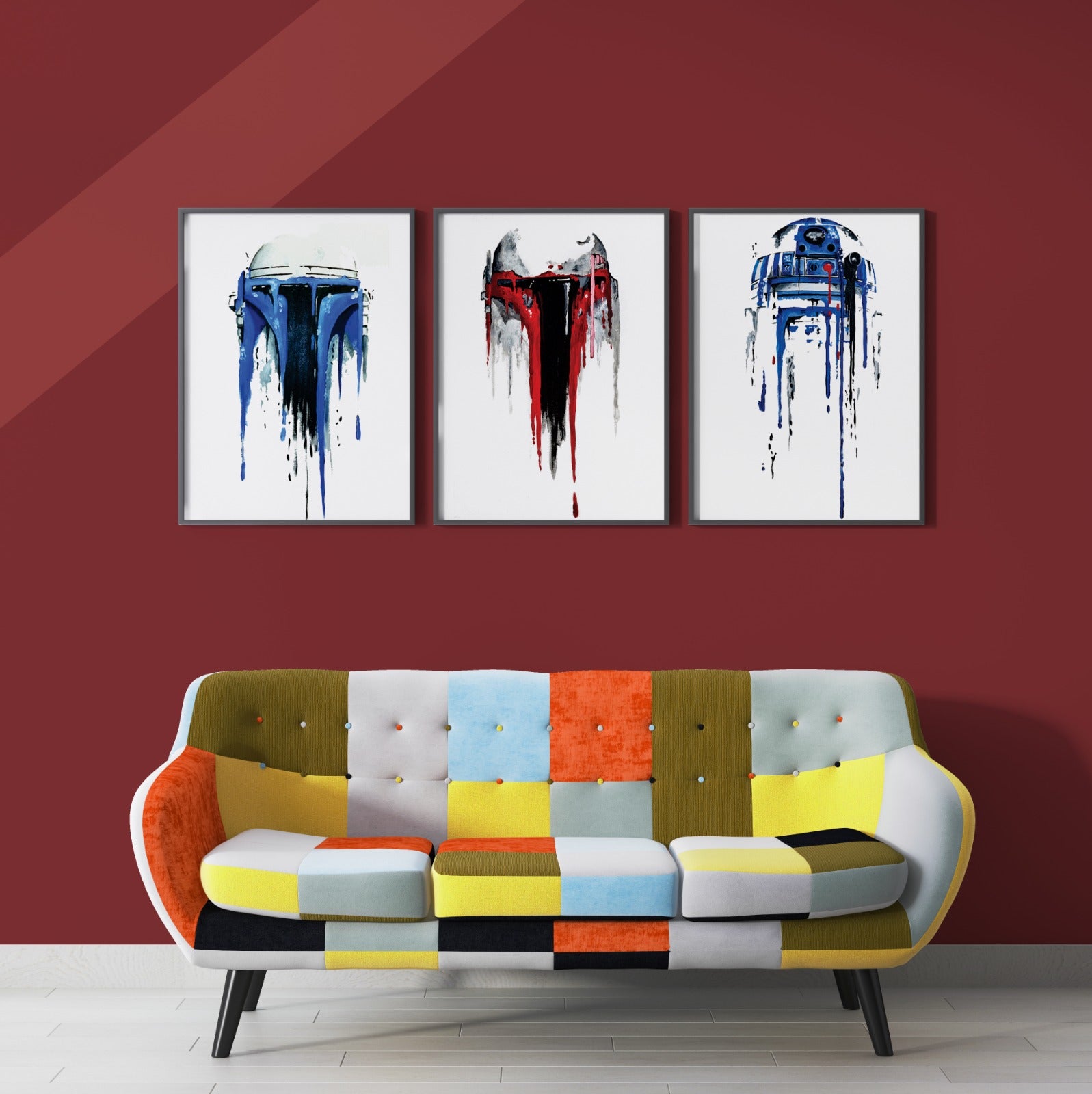 Imagenation Star Wars (3 Panel) Abstract Wall Art