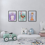 Kids Room Minimalist (3 Panel) Wall Art