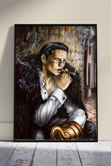 Affiche Wanted One Piece Sir Crocodile | Anime Poster Wall Art