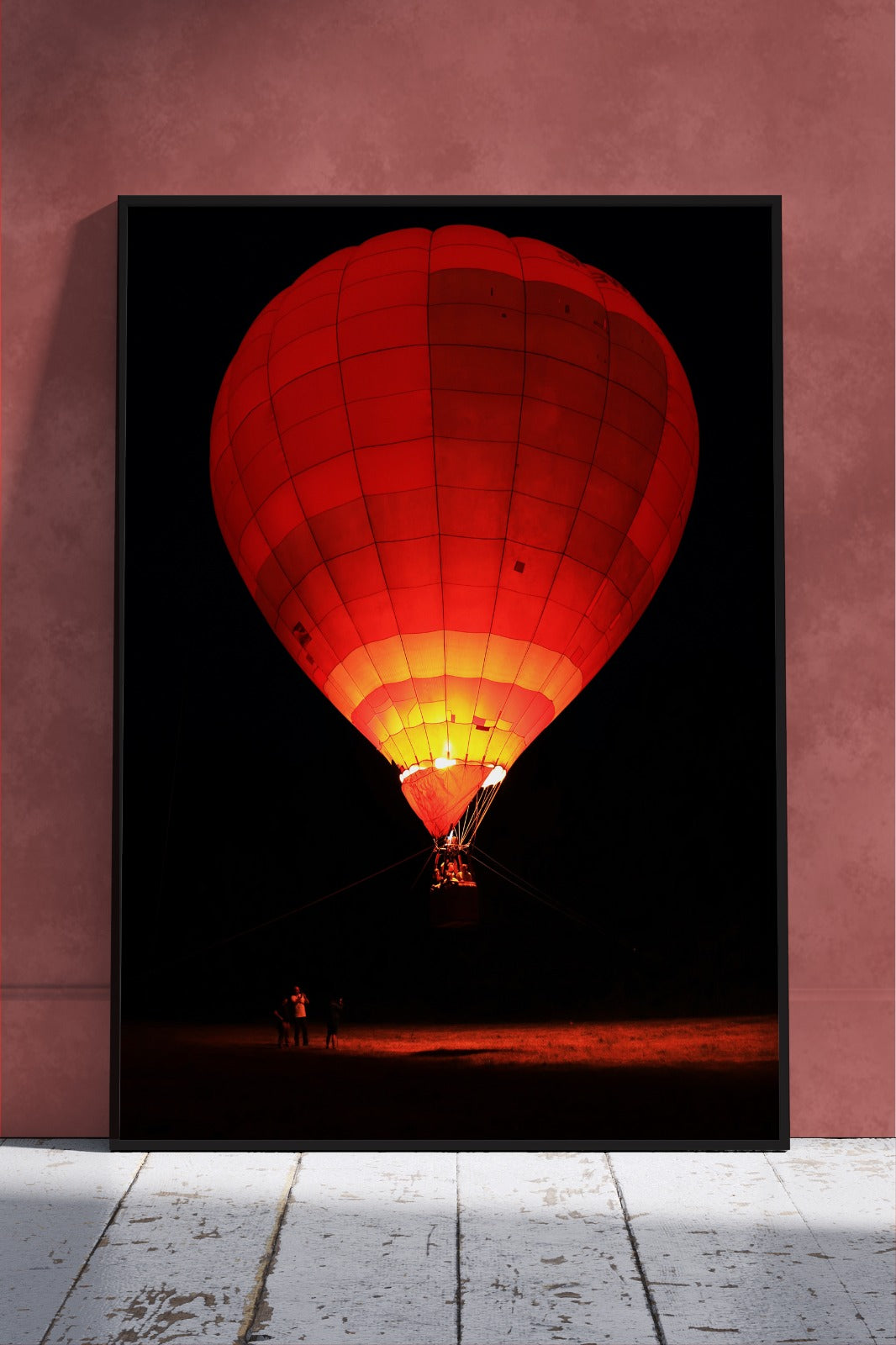 A Hot Air Balloon | Scenery Poster Wall Art