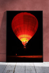 A Hot Air Balloon | Scenery Poster Wall Art