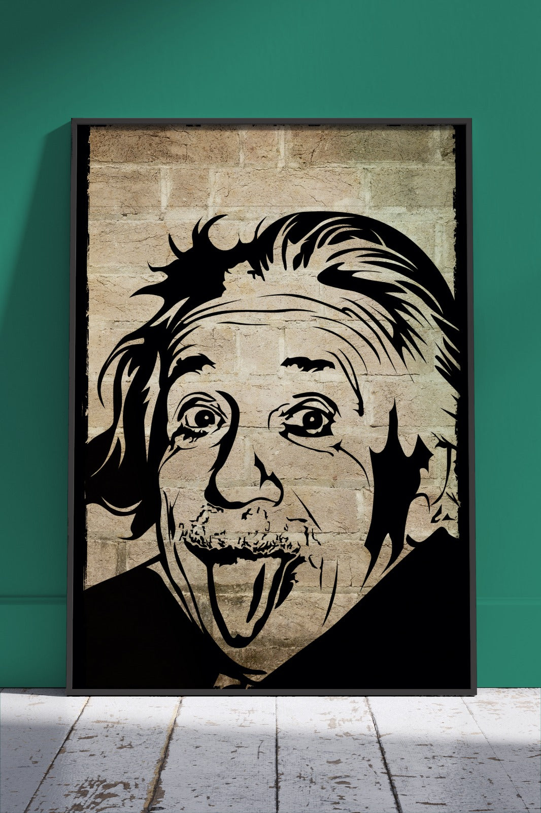 Albert Einstein Face | Poster Wall Art