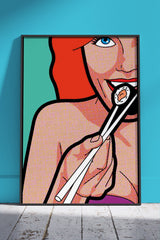 Ariel Food Vintage Art | Girlish Poster Wall Art