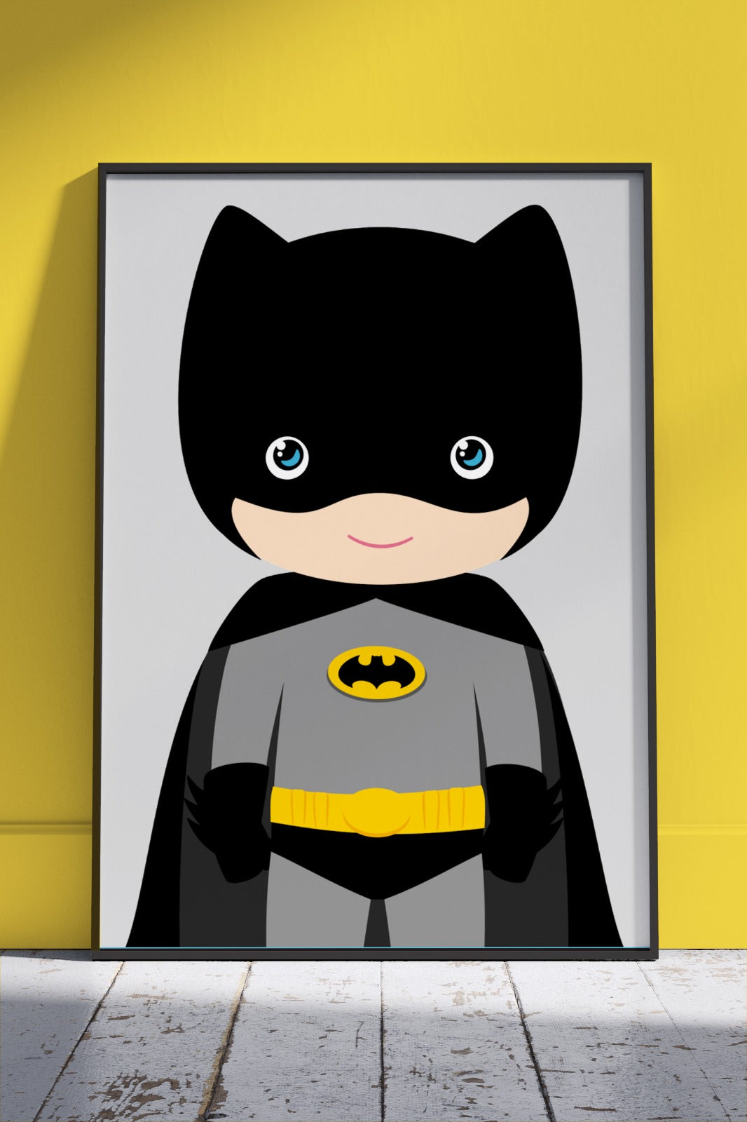 Avengers Theme Batman Cartoon | Kids Poster Wall Art