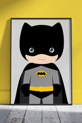 Avengers Theme Batman Cartoon | Kids Poster Wall Art