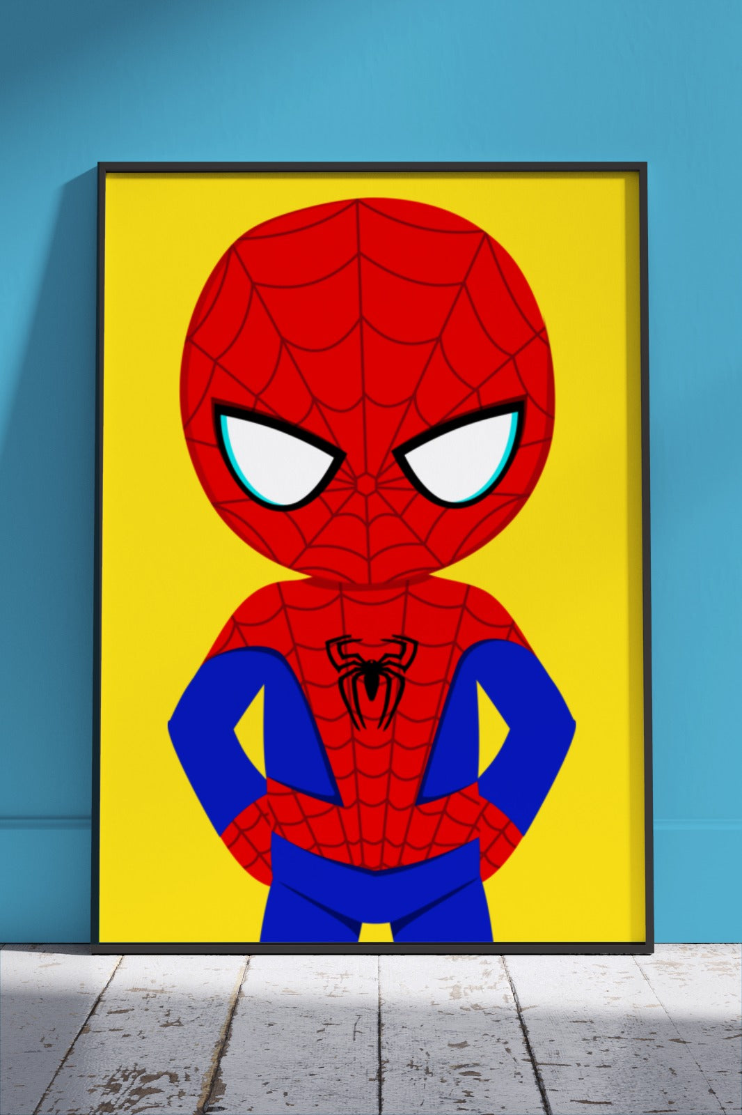 Avengers Theme Spiderman Cartoon | Kids Poster Wall Art