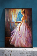 Ballerina Water colour Art | Girlish Poster Wall Art