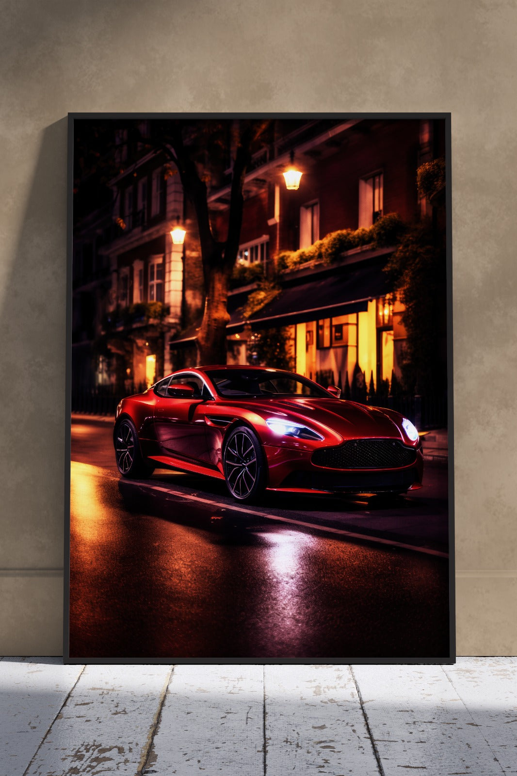 Beautiful Sports Car on the Road | Cars Poster Wall Art