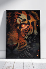 Bengali Tiger Ai Portrait | Ai Artworks Poster Wall Art
