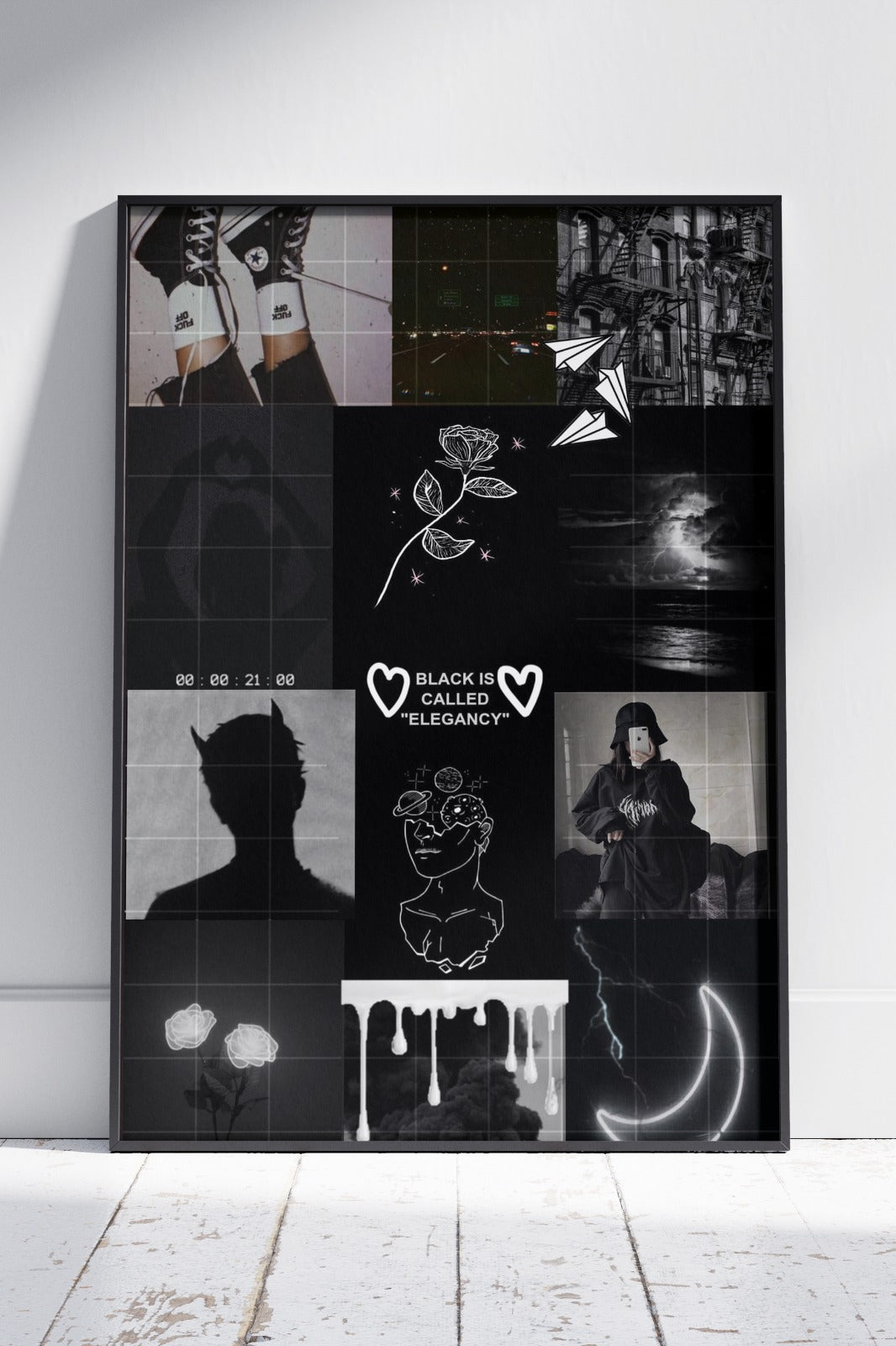 Black is called - elegancy | Poster Wall Art