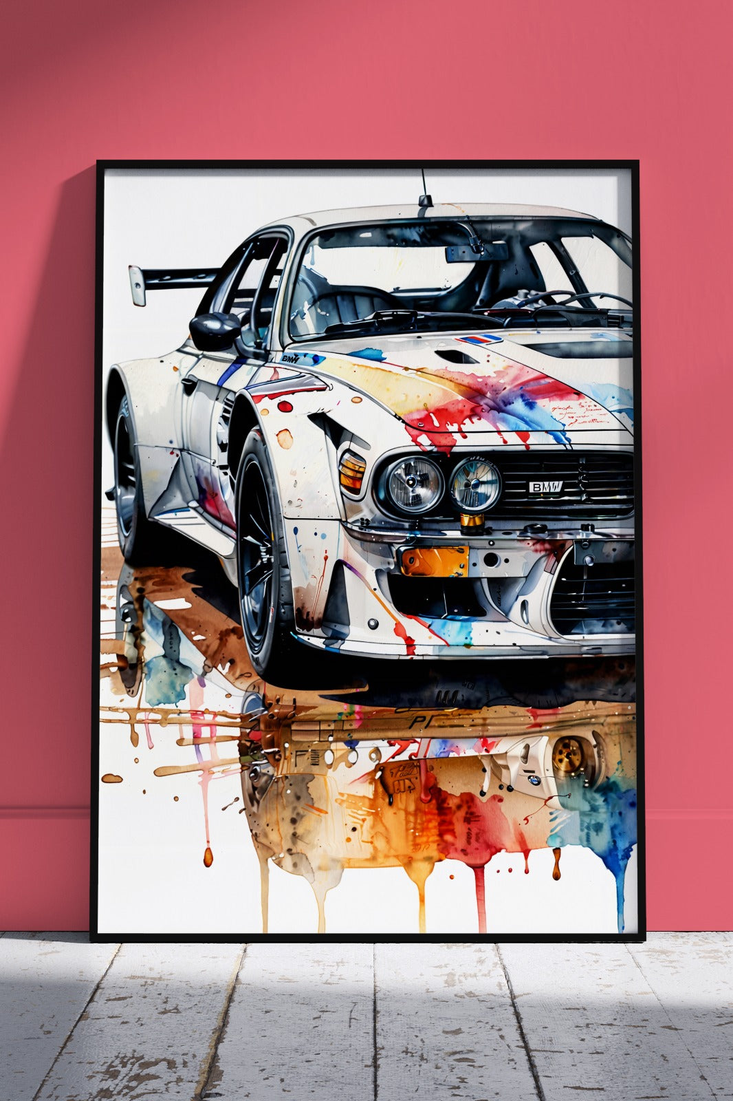 Colored Bmw | Cars Poster Wall Art