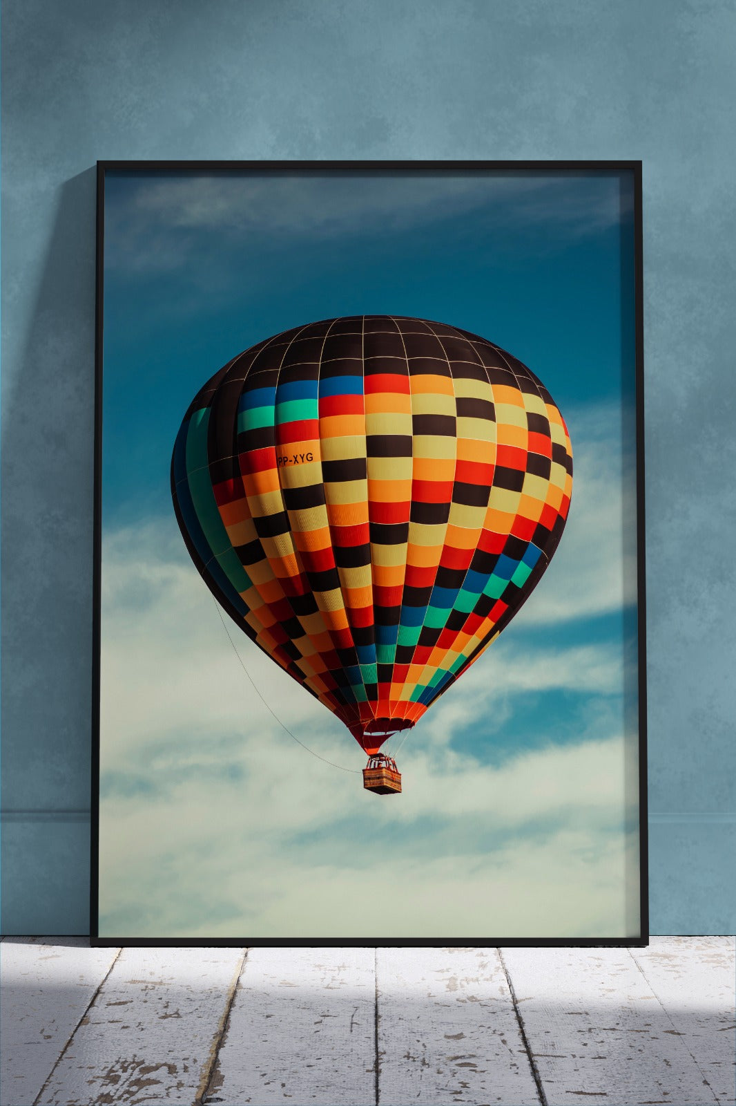 Colorful Balloon In Sky Poster | Scenery Poster Wall Art