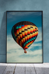 Colorful Balloon In Sky Poster | Scenery Poster Wall Art