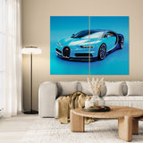 Bugatti Chiron (2 Panel) Cars Wall Art