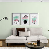 Bohemian Abstract Decorative 009 (3 Panel) Abstract Wall Art