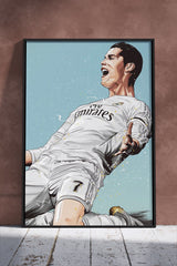 Cristiano Ronaldo celebration | Sports Poster Wall Art