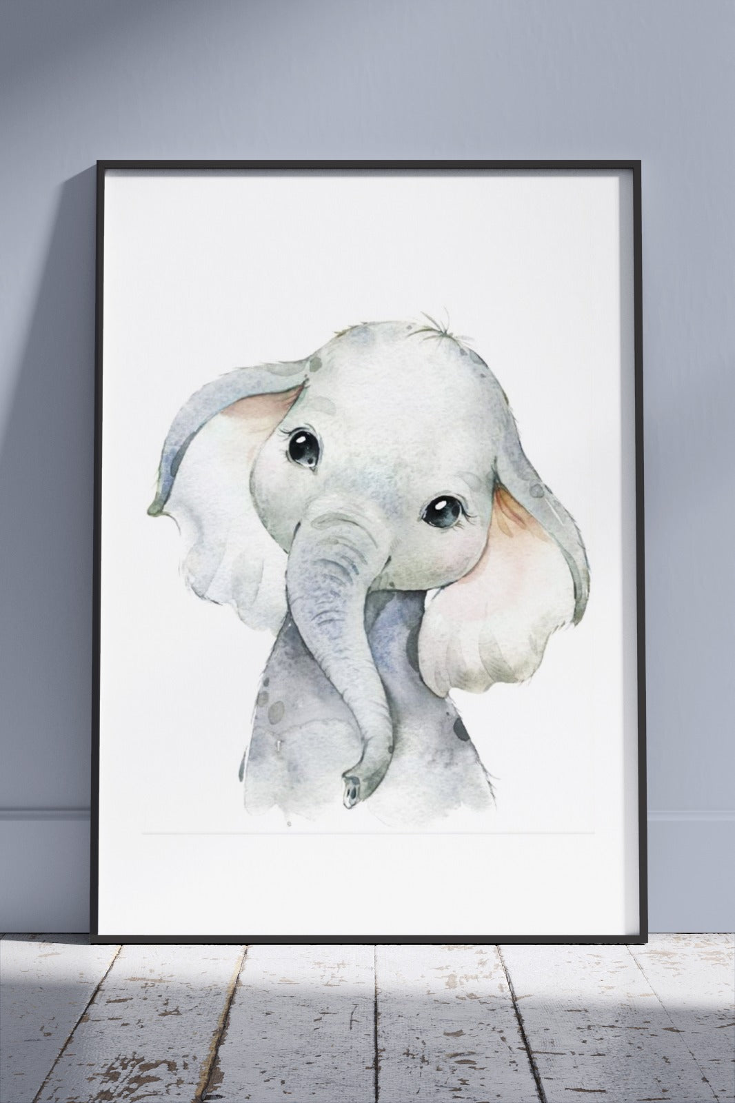 Cute Baby Elephant Nursery | Kids Poster Wall Art