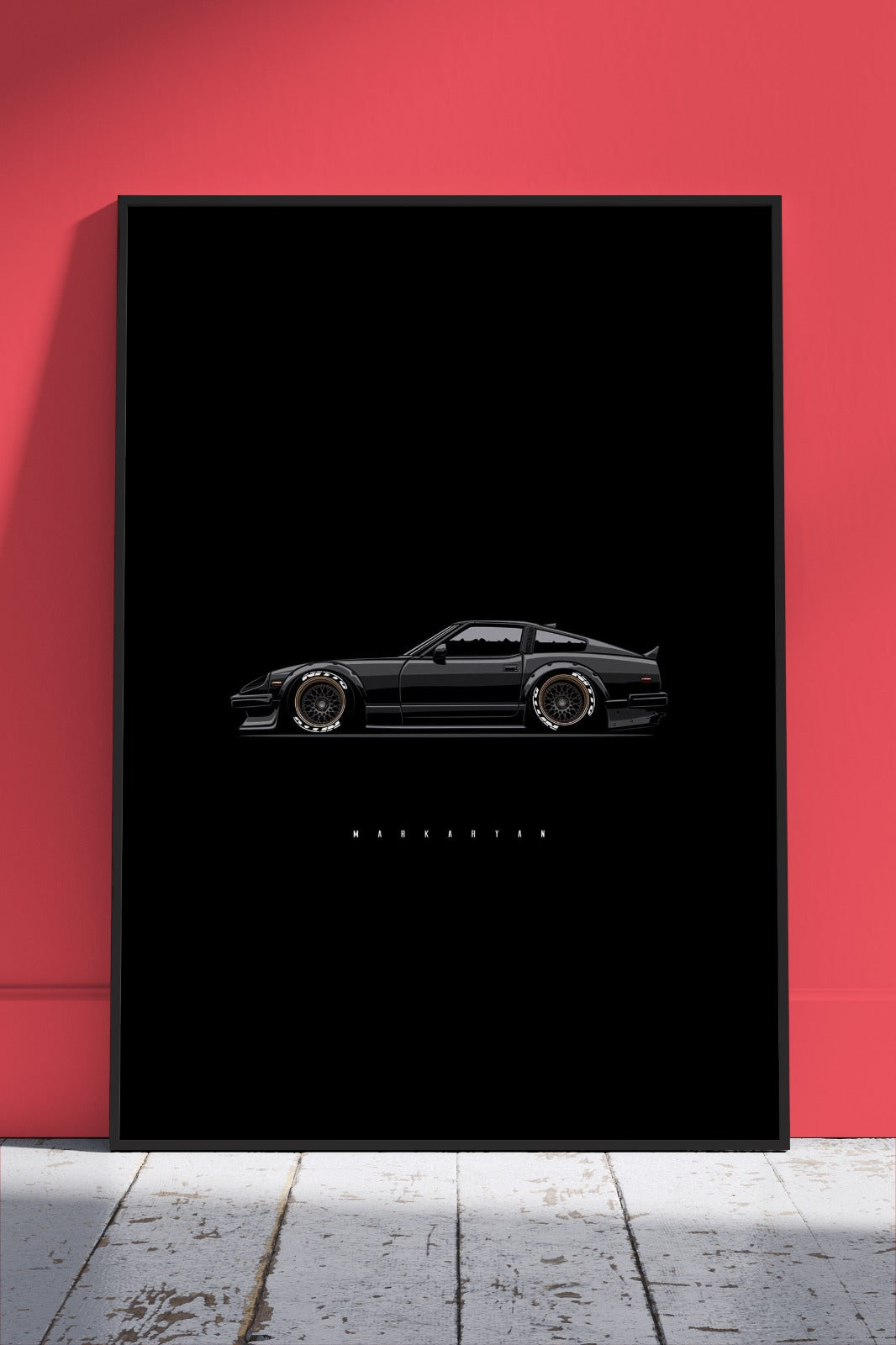Datsun 280 Zx Black | Cars Poster Wall Art