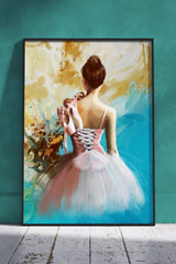 Diamond Painting Of Girl | Girlish Poster Wall Art