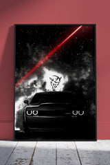 Dodge Burnout Smoke | Cars Poster Wall Art