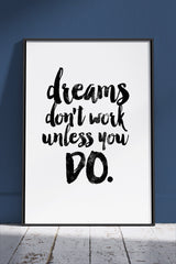 Dreams Motivation | Poster Wall Art