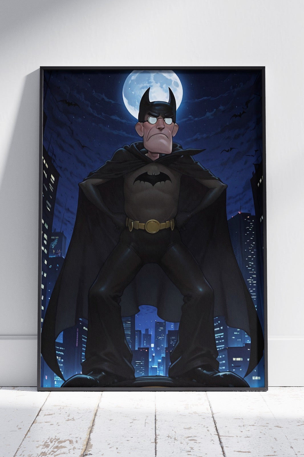 Eustace Bagge (Courage) As Batman | Ai Artworks Poster Wall Art
