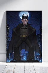 Eustace Bagge (Courage) As Batman | Ai Artworks Poster Wall Art