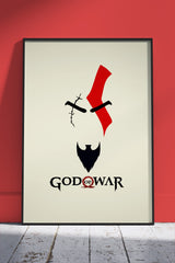 God Of War Minimal Poster | Games Poster Wall Art