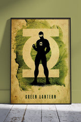 Green Lantern Justice League Minimalist | Movies Poster Wall Art