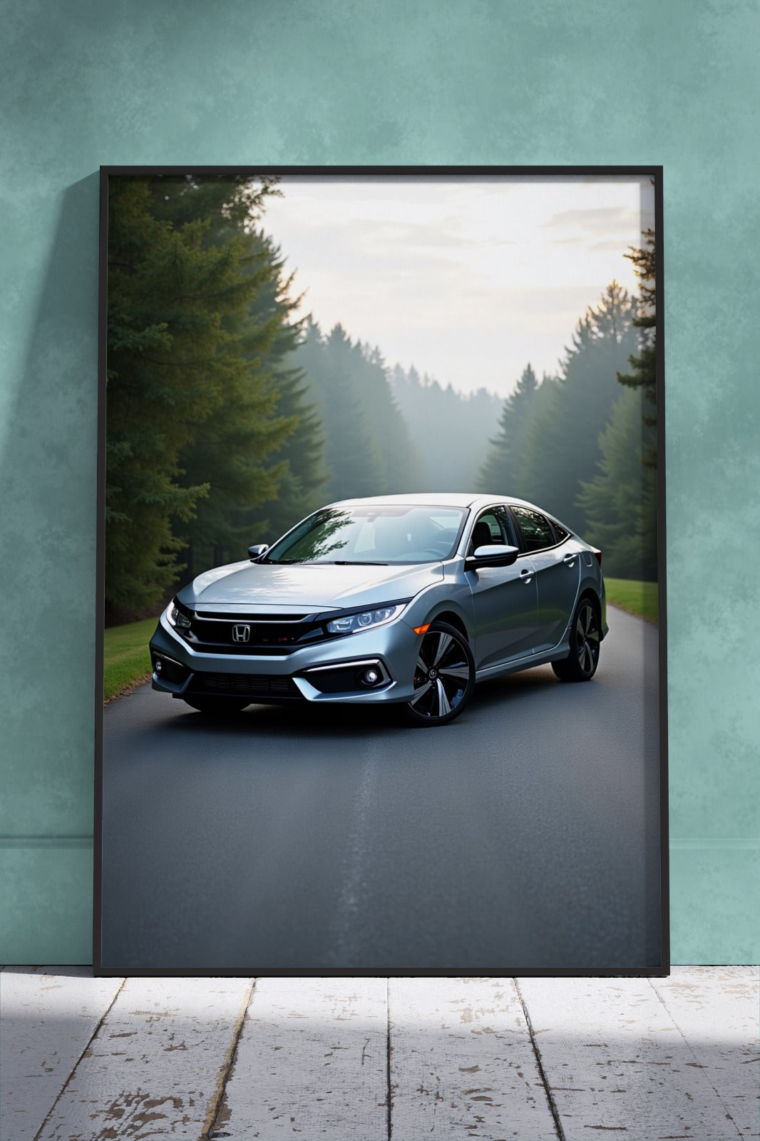 Honda Civic AI | Cars Poster Wall Art