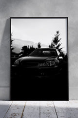 Honda Civic Ek Black | Cars Poster Wall Art