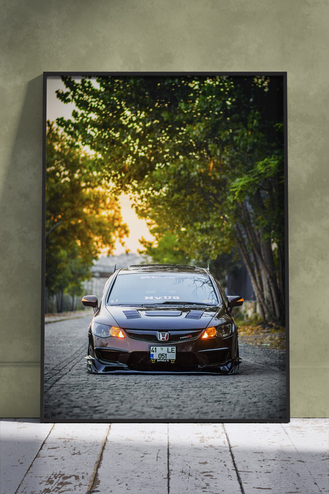 Honda Civic FD Modified | Cars Poster Wall Art