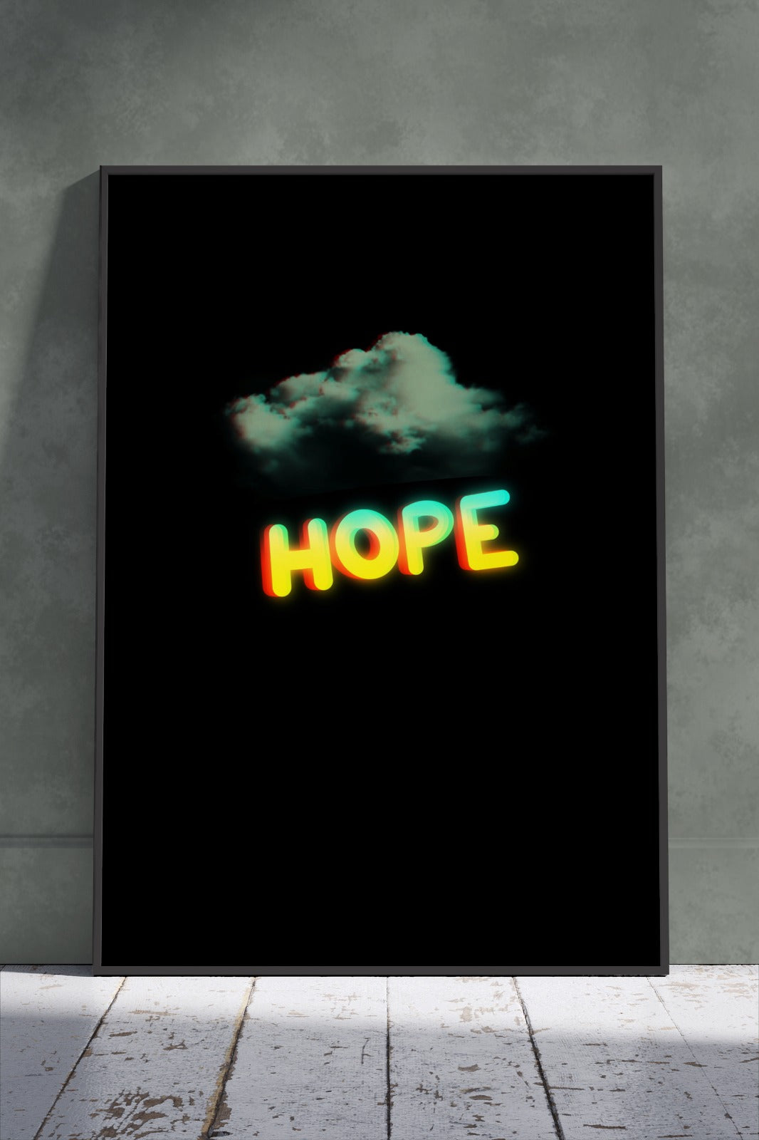 Hope Aesthetic Vintage Poster | Motivational Poster Wall Art