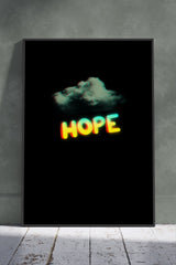 Hope Aesthetic Vintage Poster | Motivational Poster Wall Art