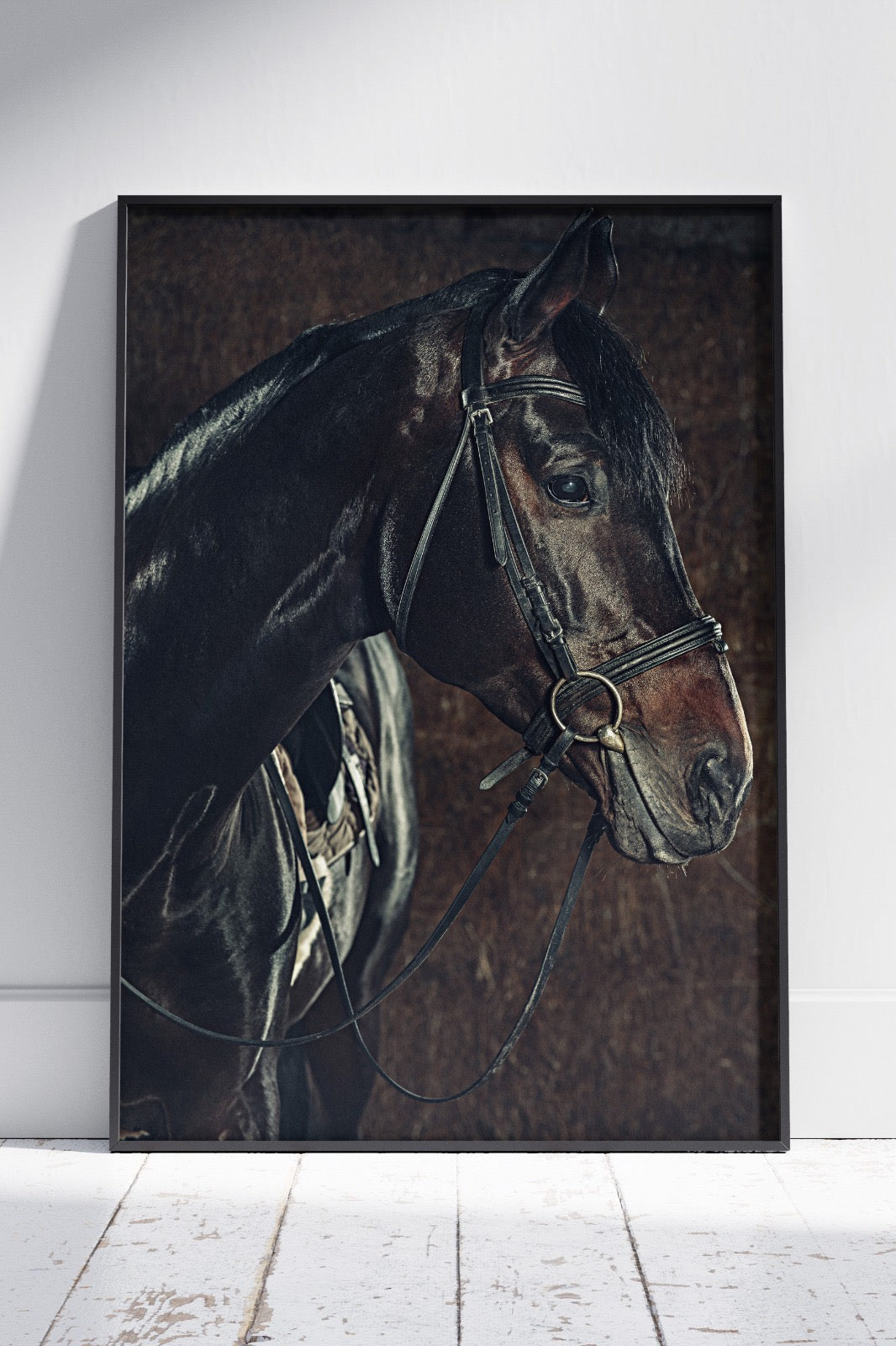 Horse in Grungeon Style | Animal Poster Wall Art
