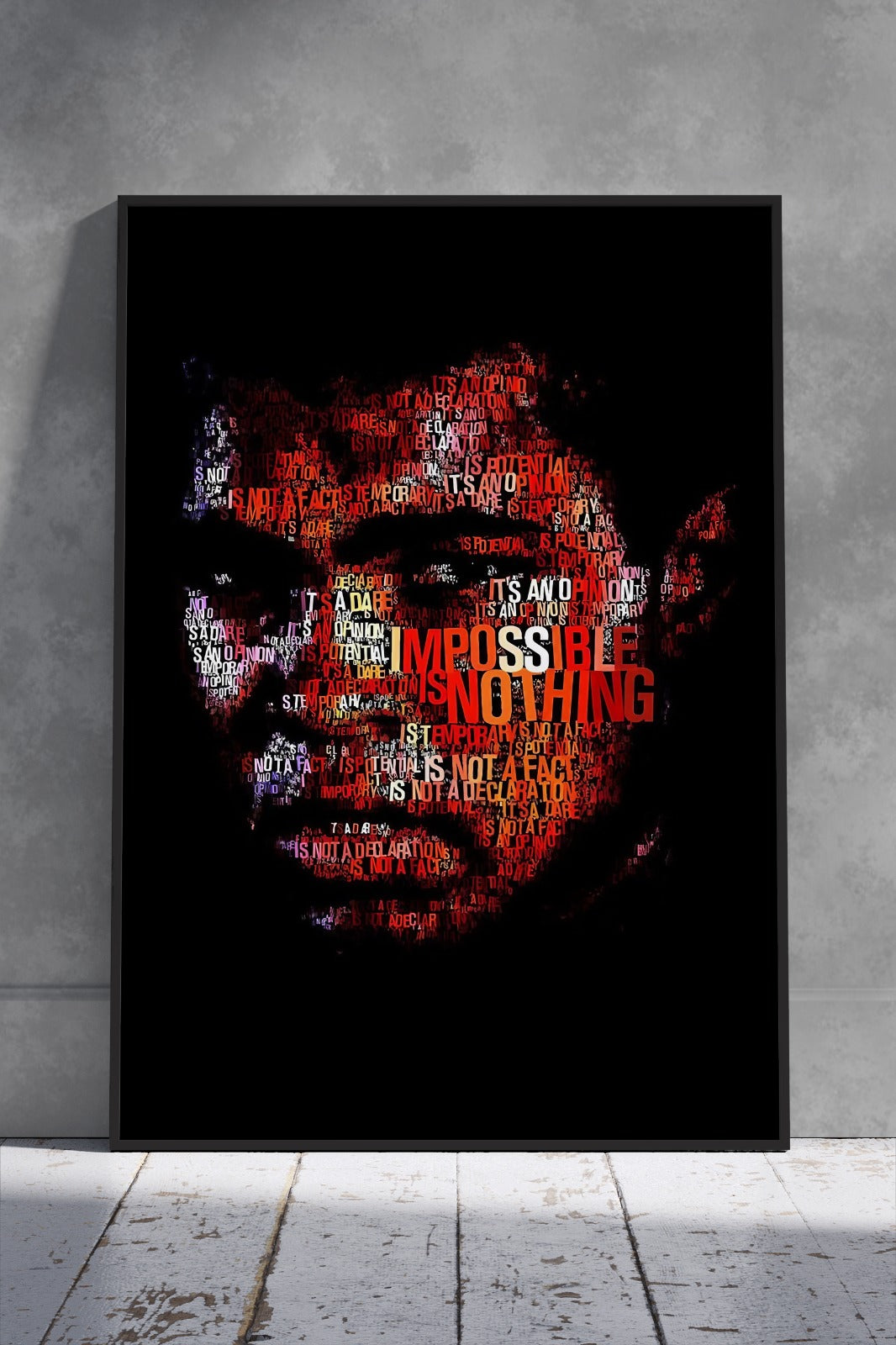 Impossible is Nothing Muhamamd Ali Poster | Sports Poster Wall Art