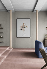 Islamic Wall Art Calligraphy Beige Brown Sabr | Islamic Poster Wall Art