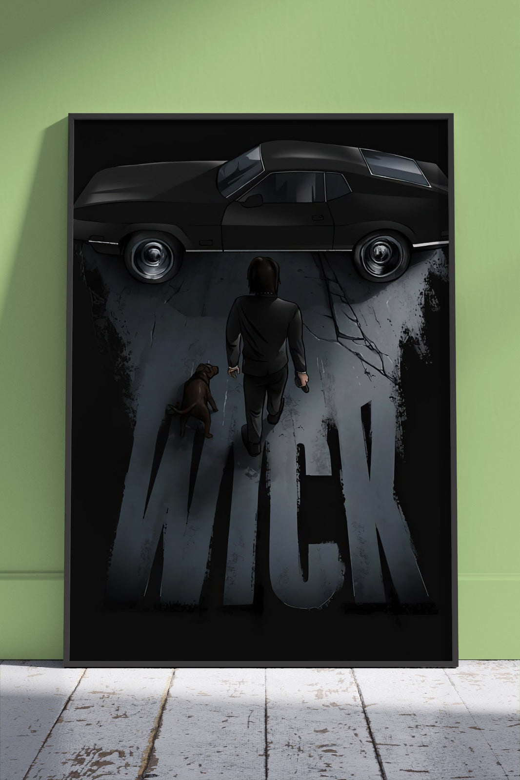 John Wick Movie Dark Poster | Movies Poster Wall Art