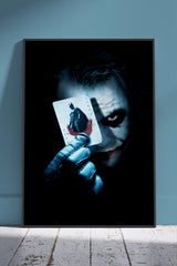 Joker with Batman Card | Movies Poster Wall Art
