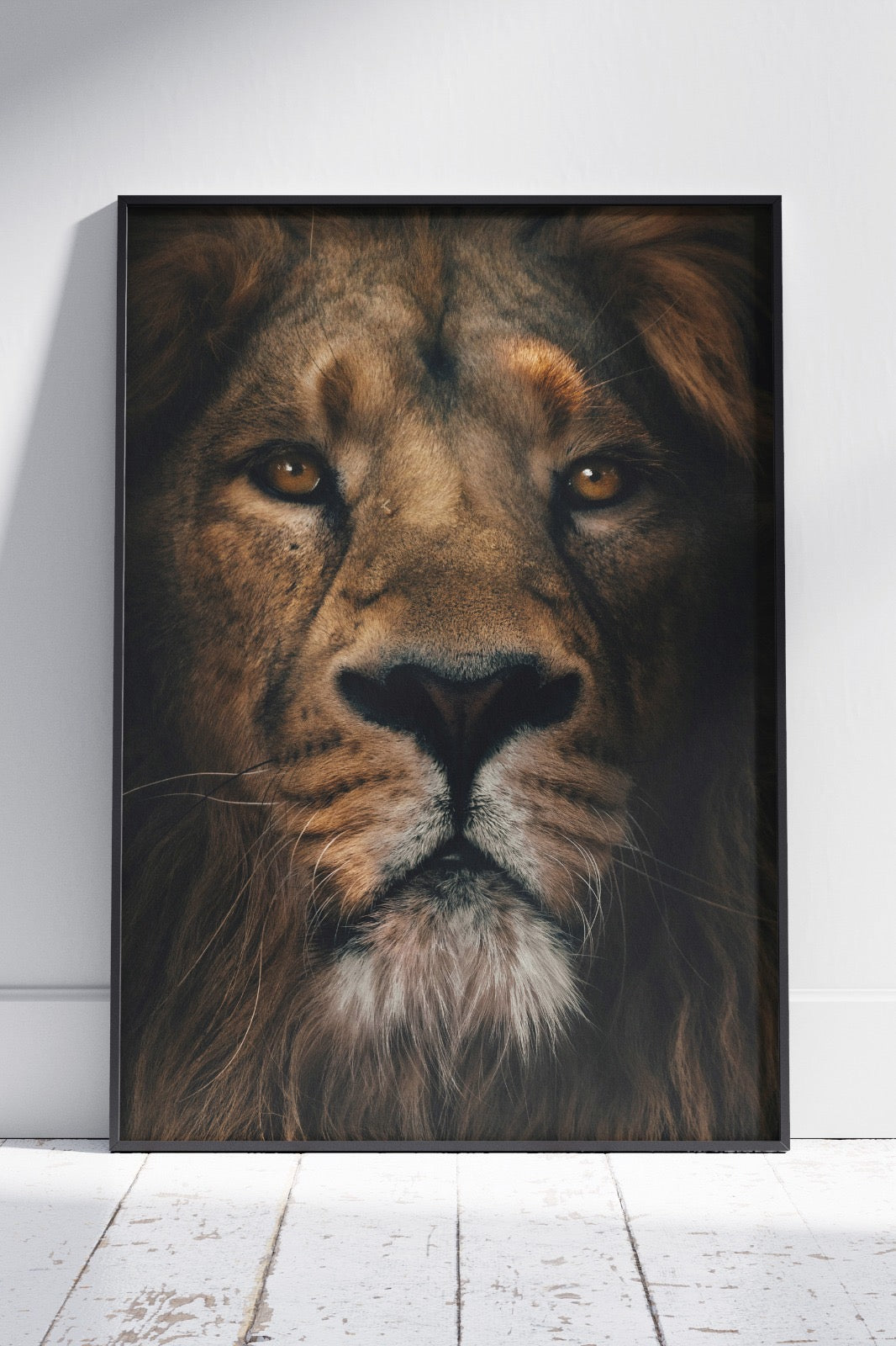 Lion Jungle king Portrait | Animal Poster Wall Art